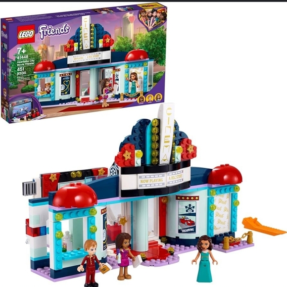 LEGO Friends Heartlake City Movie Theater 41448 Building Kit - Picture 1 of 4